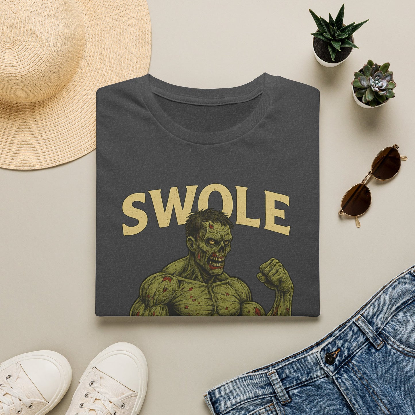 Swole Survivor T-Shirt, Unisex Fitness Tee, Gym Apparel, Bodybuilding Gift, Workout Motivational Shirt
