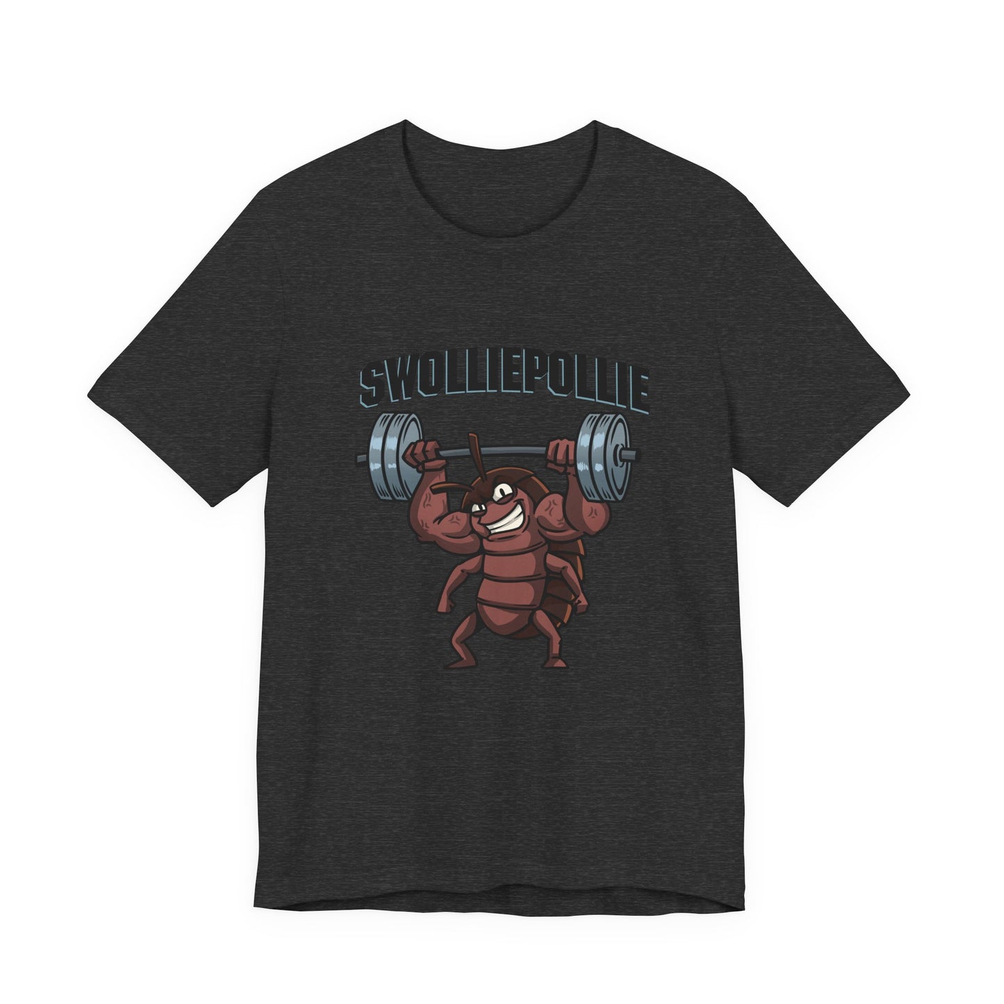 Funny Swolliepollie Unisex Tee, Gym Rat Workout Shirt, Fitness Apparel, Humorous Gym Tee, Muscle Workout Top