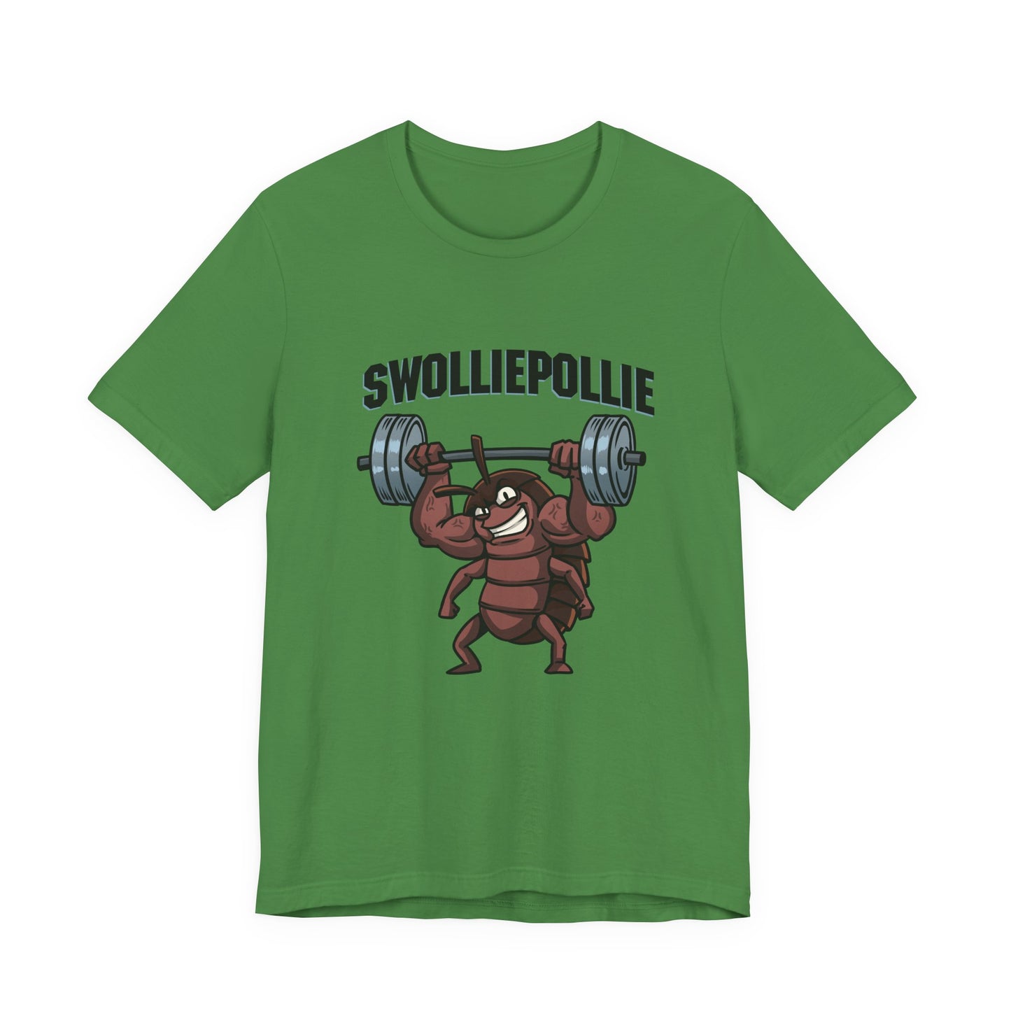 Funny Swolliepollie Unisex Tee, Gym Rat Workout Shirt, Fitness Apparel, Humorous Gym Tee, Muscle Workout Top