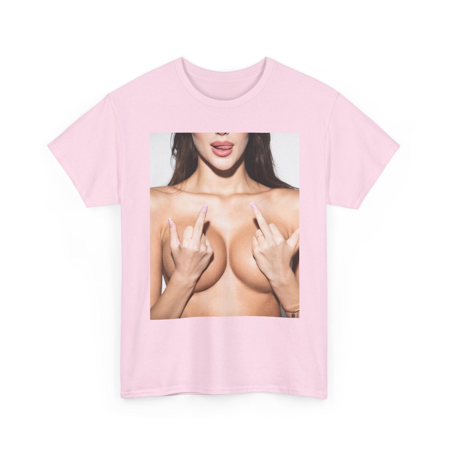 Offensive Adult Tee, Rude Middle Finger T-Shirt, Inappropriate Unisex Shirt, Explicit Graphic Clothing, Naughty Mature Content Top