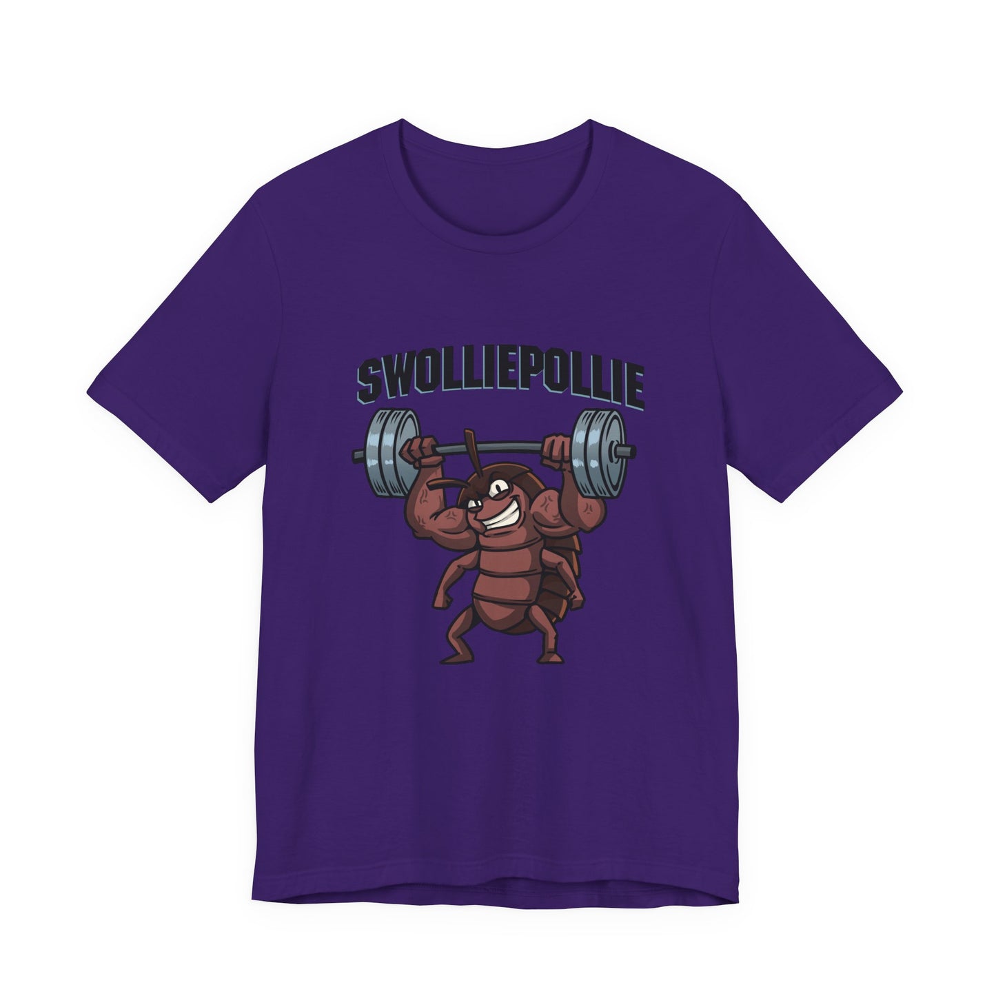 Funny Swolliepollie Unisex Tee, Gym Rat Workout Shirt, Fitness Apparel, Humorous Gym Tee, Muscle Workout Top
