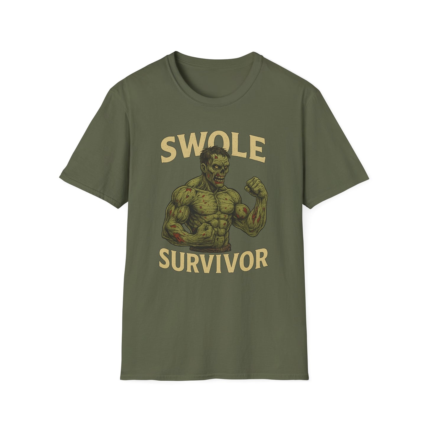 Swole Survivor T-Shirt, Unisex Fitness Tee, Gym Apparel, Bodybuilding Gift, Workout Motivational Shirt