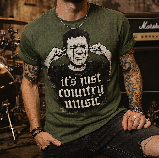 Country Music Hater Unisex Tee, Funny Concert T-Shirt, Music Lover Gift, Sarcasm Graphic Shirt, Novelty Top