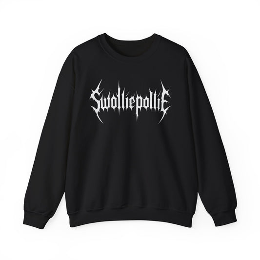 SwolliePollie Gothic Logo Sweatshirt | Gym Metal Style Crewneck