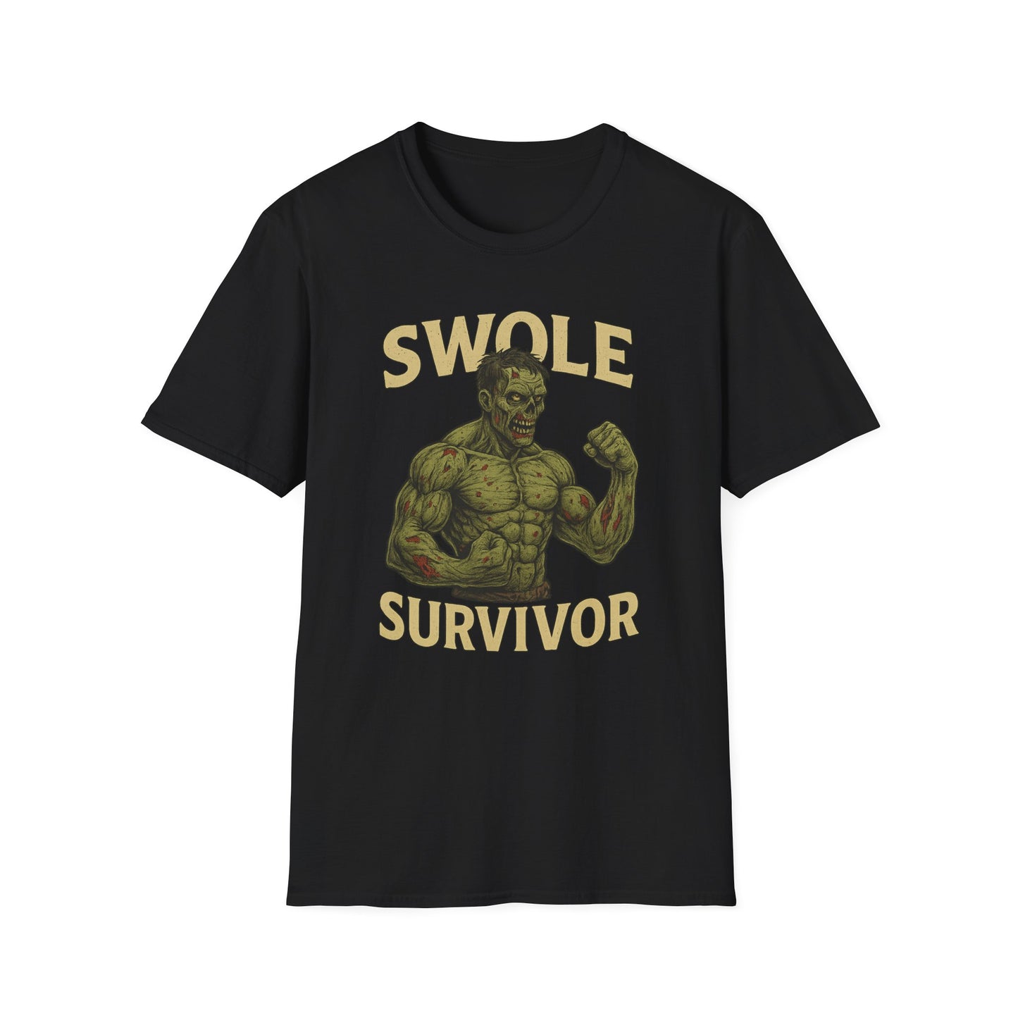 Swole Survivor T-Shirt, Unisex Fitness Tee, Gym Apparel, Bodybuilding Gift, Workout Motivational Shirt