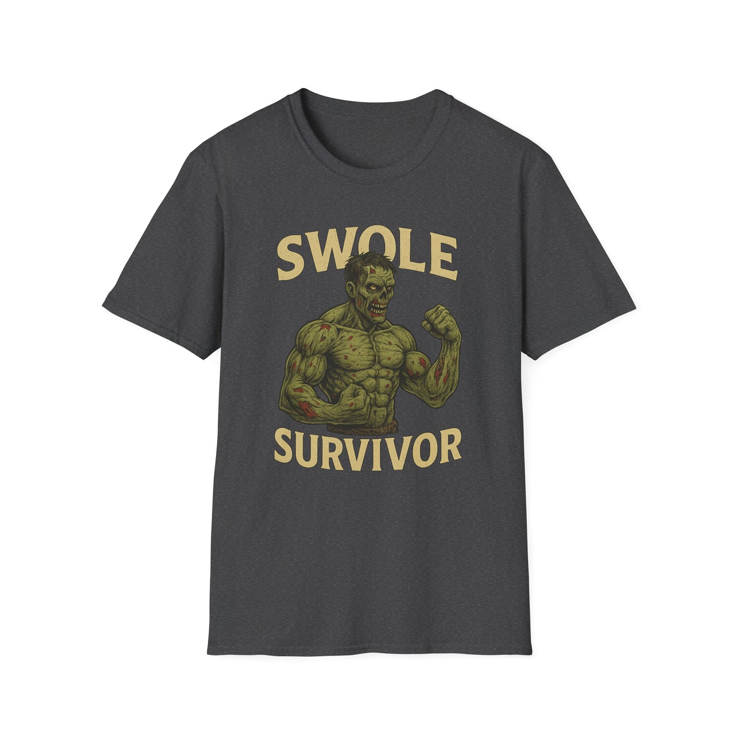 Swole Survivor T-Shirt, Unisex Fitness Tee, Gym Apparel, Bodybuilding Gift, Workout Motivational Shirt