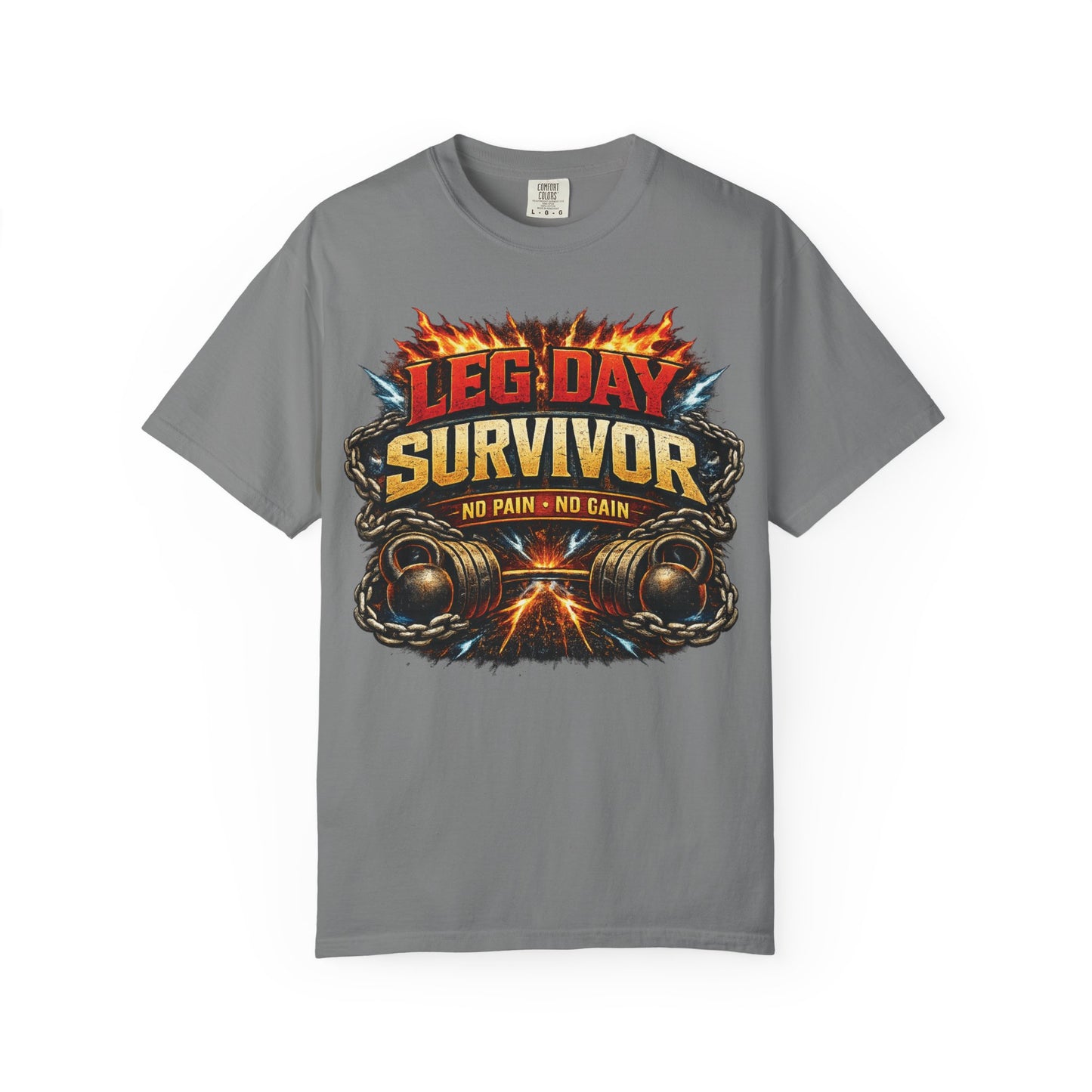 Leg Day Survivor T-Shirt | Fitness Gym Workout Weightlifting