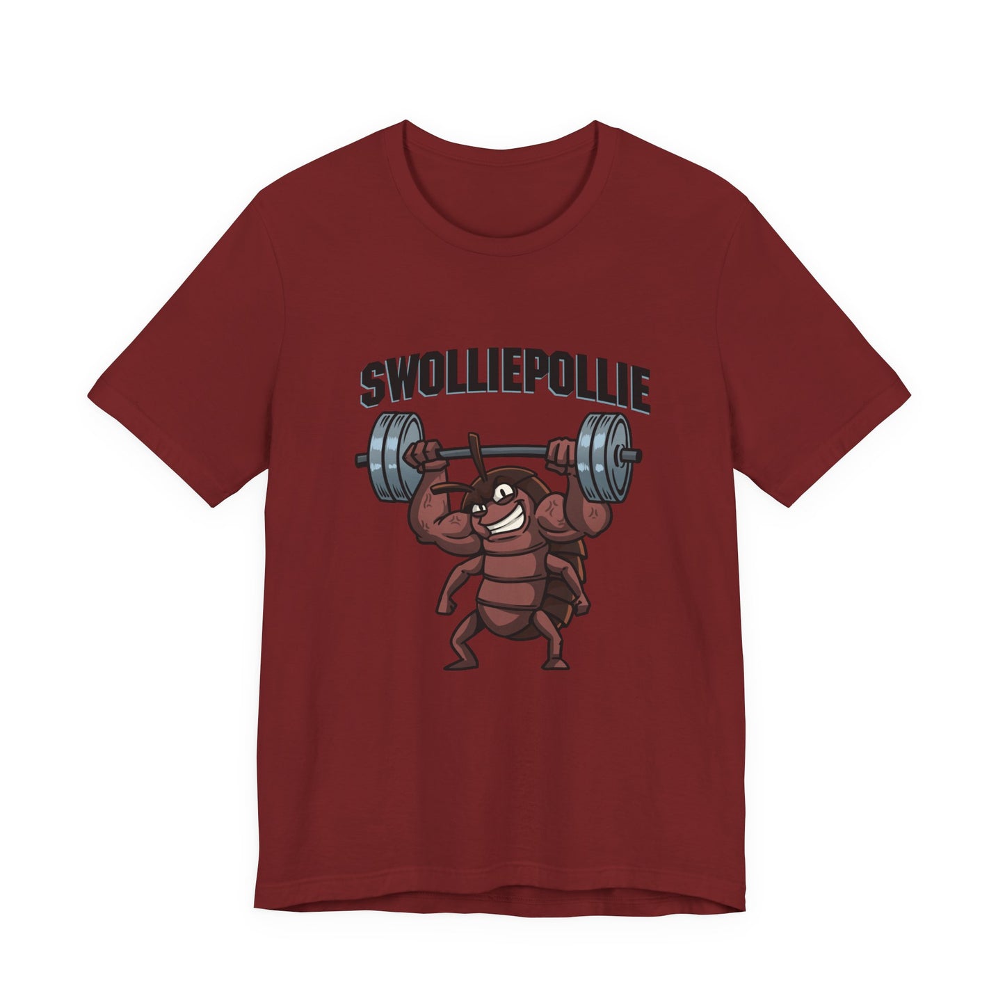 Funny Swolliepollie Unisex Tee, Gym Rat Workout Shirt, Fitness Apparel, Humorous Gym Tee, Muscle Workout Top