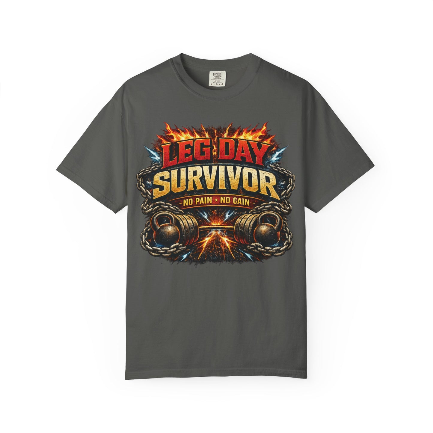 Leg Day Survivor T-Shirt | Fitness Gym Workout Weightlifting